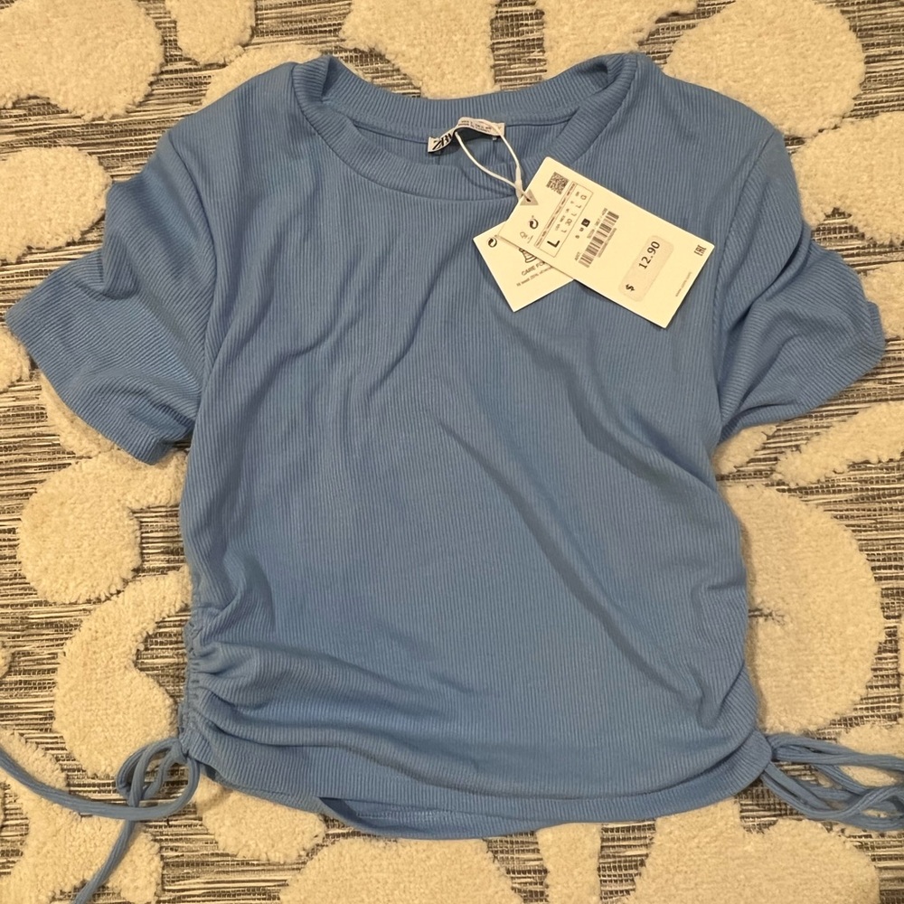 ZARA RUCHED TEE